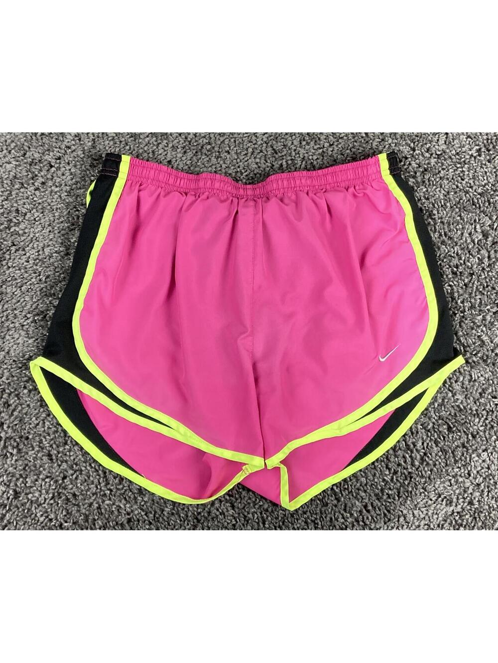 Nike Dri-FIT Tempo Women's Running Shorts Pink  Lined Athletic 3" Sz Medium